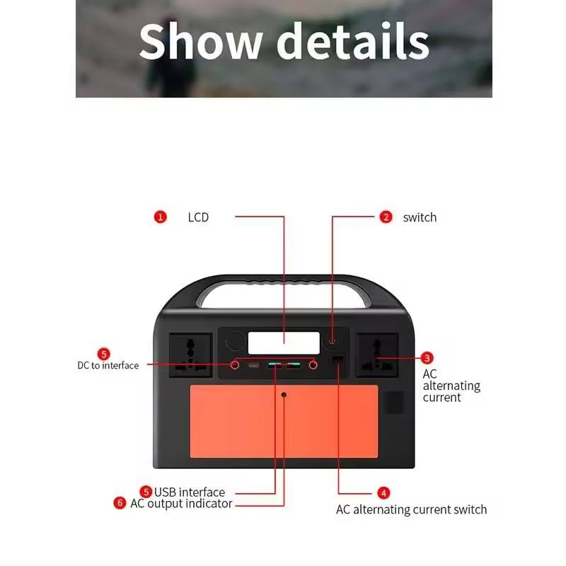 Portable Ternary Lithium Battery Power Station - 333wh - 图片 5